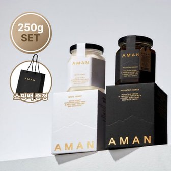  [AMAN] 아만 화이트 허니 250g+마운틴 허니 250g