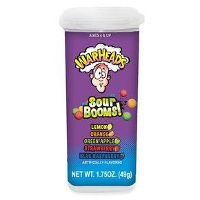 Warheads Extreme Sour Booms Chewy Candy 워헤드 사워 붐스 츄이 캔디 5종 49g 18팩