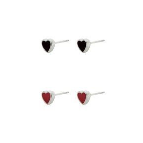 [Silver] Mini Heart Earring