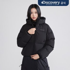 여성 올리아 글로우 다운 숏패딩 (BLACK)