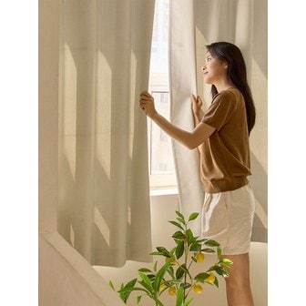 SORRR 소르르 방염 암막커튼 삼중직 양면 방한 방풍 난방유지 사계절 아일렛 4size 5color