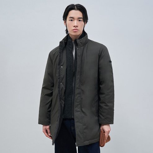 빈폴 하이넥 인셋 다운 코트  카키 (BC4X30CD6H)