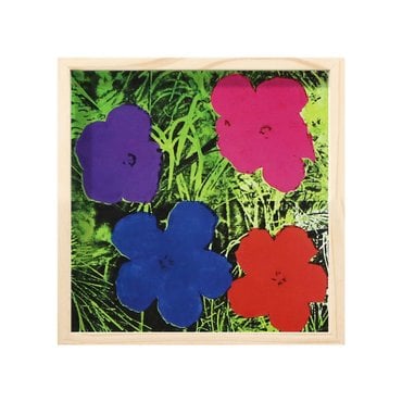 아티쉬 그림액자 Flowers, c. 1964 (1 purple, 1 blue, 1 pink, 1 red)/ 앤디워홀