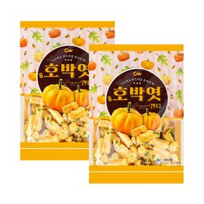 CW 청우 호박엿 캔디 350g x 2봉 / 캬라멜 간식