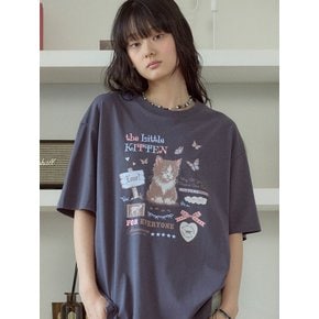 키튼 가든 반팔티 차콜