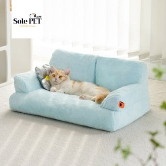 텐바이텐 쏠펫 클라우드 펫 쇼파 강아지 고양이 반려동물 쇼파 블루