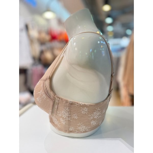 [파주점] 노와이어 풀커버레이스 베이지 몰드 브라 BR6844