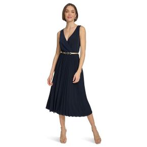 4676046 Tommy Hilfiger Pleated Skirt Midi Dress