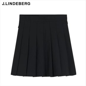 [J.LINDEBERG] 여성 골프 치마 / 제이린드버그 골프웨어 아디나 플리츠 스커트 / GWSD06643 9999 / 블랙