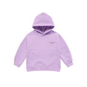 KIDS BASIC LOGO HOODIE Light Pupple 키즈후드 베이직로고 라이트퍼플