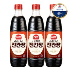 [사조대림] 더자연담은 진간장 840ml x3개