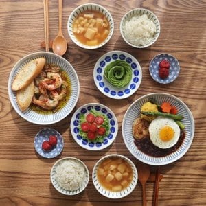 텐바이텐 일본 쿠모 2인 식기세트 10p