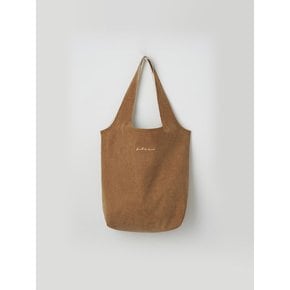 suede reversible bag - camel