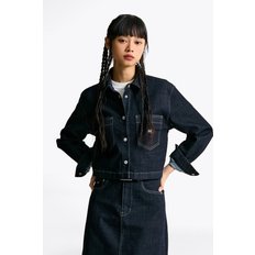 여성 크롭 데님 셔켓 T32F0WSH02TWL1 TOMMY JEANS
