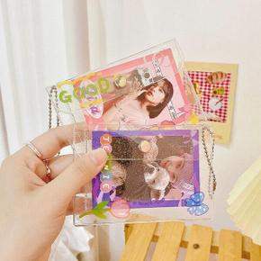 /브리스크스타일 투명 PVC 다용도 동전케이스 여행용 작은 소품 파우치