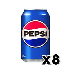 펩시 콜라 탄산캔음료 355ml x 8개