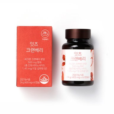 잇츠 크랜베리 400mg 60캡슐 1박스