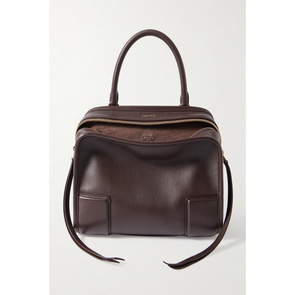 아마조나 180 스몰 가죽 숄더백 다크 브라운 46376663163050875