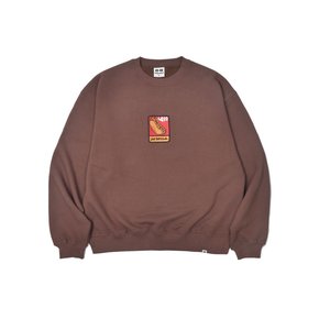 HOTDOG Logo Creawneck - Brown