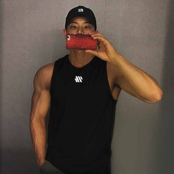 [숨결]DP 에어메쉬 머슬핏 나시