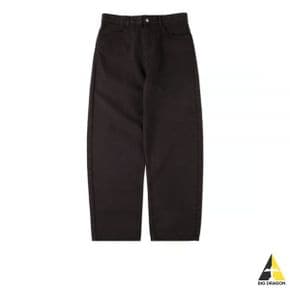 스튜디오 니콜슨 24 REED GARMENT DYED PANT - BLACK GRAPE (1130) (리드 가먼