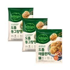CJ제일제당 비비고 도톰 동그랑땡 340g x2개+도톰 해물완자 340g x1개