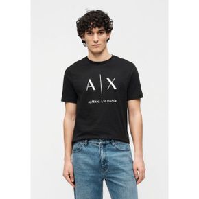 Armani Exchange 아르마니 익스체인지 프린트 티셔츠 - 검정색 7473307