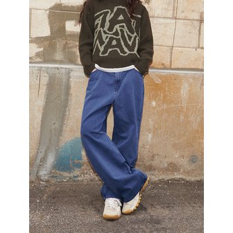 플랫웨이브 인 서울 Kainda Pigment Loosefit Pants Blue