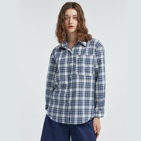 Summer Check Shirt Navy