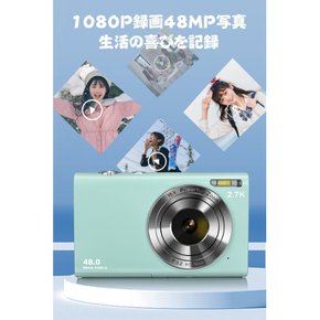 2.7K HD1520P 2.88 디지털 카메라 오토 포커스 디지털 카메라 4800만 고화소 녹화 16배 디지털