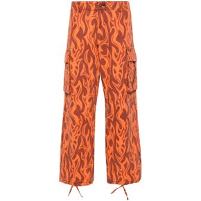 [이알엘] Trousers ERL08P006ORANGEFLAME Orange