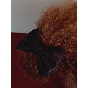 Faux Leather Ribbon Hair Pin