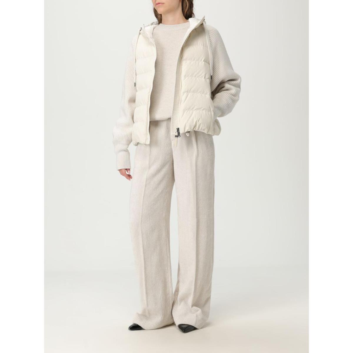 ジャケット BRUNELLO CUCINELLI Woman Jacket Beige MD5997699P C9123 Brunello Cucinelli Jacket Beige Womens Leather Jacket