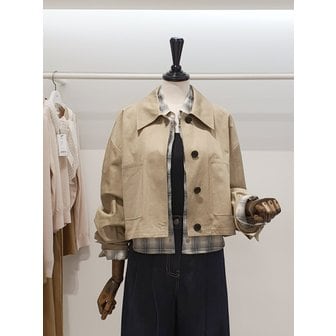 ZOOC [파주점] 쥬크 주크  루즈핏 아웃포켓 숏 자켓​ V262MSF934