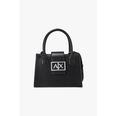 ARMANI EXCHANGE AX 여성 스몰 트라페즈 핸드백- 블랙(A415170503)