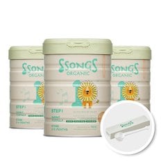  쏭스오가닉 베이비 골든라벨 유기농분유 1단계 750g 3캔 + 20ml스쿱증정