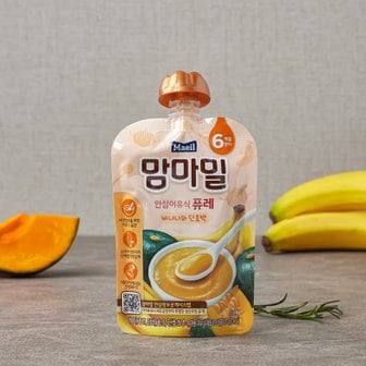  맘마밀 이유식 퓨레 바나나와 단호박 100g(NEO2 쓱배송,그외지역 택배))