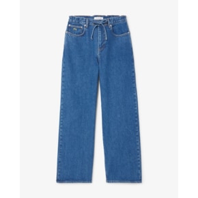 (여성) 25SS 와이드핏 컬러데님 팬츠 HF2448-55G 36L(블루)