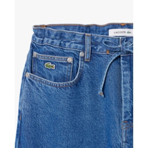 (여성) 25SS 와이드핏 컬러데님 팬츠 HF2448-55G 36L(블루)
