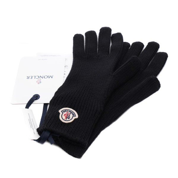 [부산점] 25FW 남성 로고 패치 울 장갑 (3A00008 A9342 999 25F)