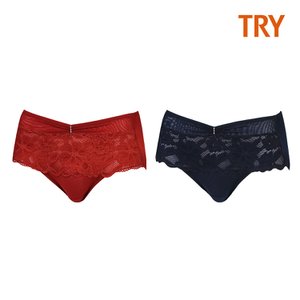 TRY [트라이] 여성 S마담 노라인 팬티 2매입 F87