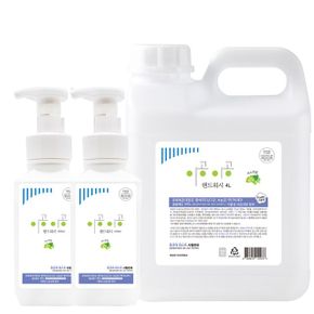 이공이공 핸드워시 4L+500ml+500ml 5가지향