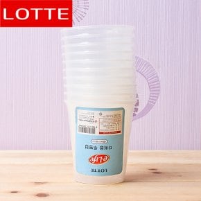 10p 심플 다회용 투명컵(190ml)1개