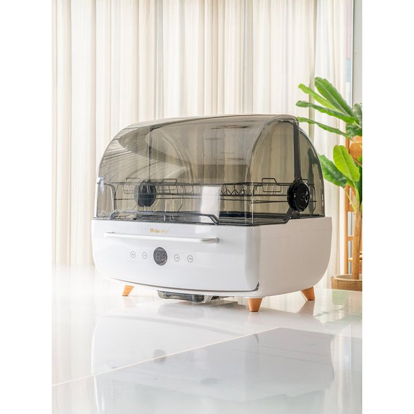 울트라 70L UV-C LED 고온 살균 식기건조기 HTD-3500 열풍 젖병소독기 자동모드