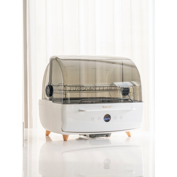 울트라 70L UV-C LED 고온 살균 식기건조기 HTD-3500 열풍 젖병소독기 자동모드