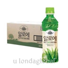 가야농장 알로에 건강 주스 음료수 340ml 24개 X 2