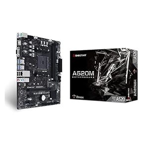 BIOSTAR AMD A520 칩 세트 탑재 Micro ATX 마더보드 A520MH