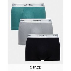 4544231 Calvin Klein Modern Cotton 3-pack stretch trunks in multi 76270853