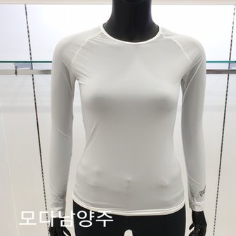 파사디 [모다남양주점/파사디] 골프 여자 냉감 등 메쉬 배색 라운드 이너 티셔츠 P22ATPM02M