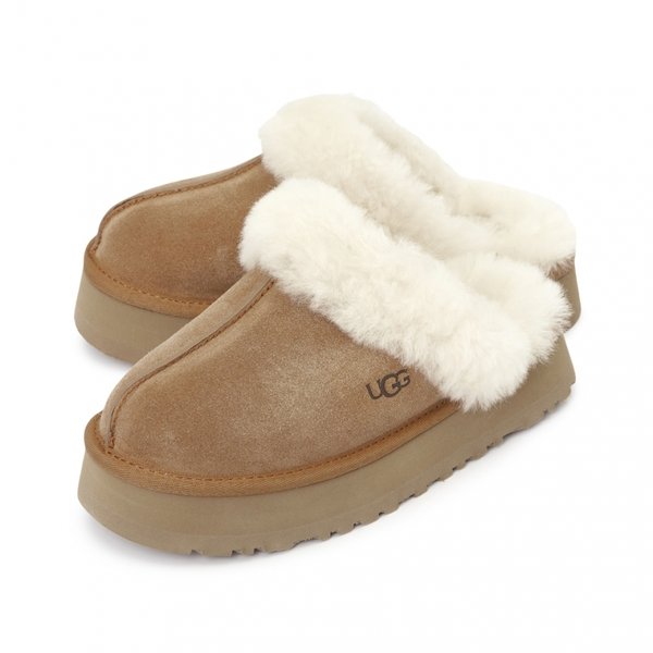 [부산점] 어그 스크래치 디스케트 여성 뮬 슬리퍼 1122550 CHE_001